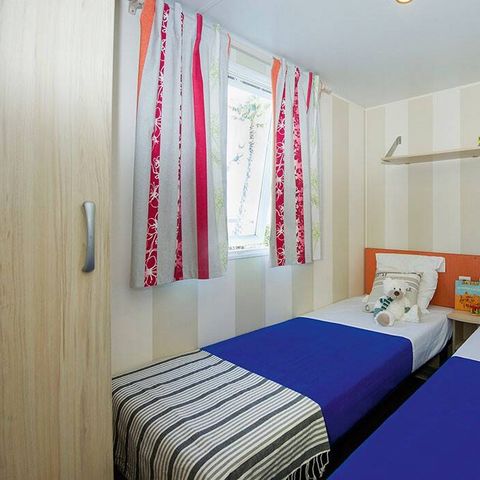 BUNGALOW 6 personnes - Classic | 3 Ch. | 6 Pers. | Terrasse surélevée | 1 SDB | Clim