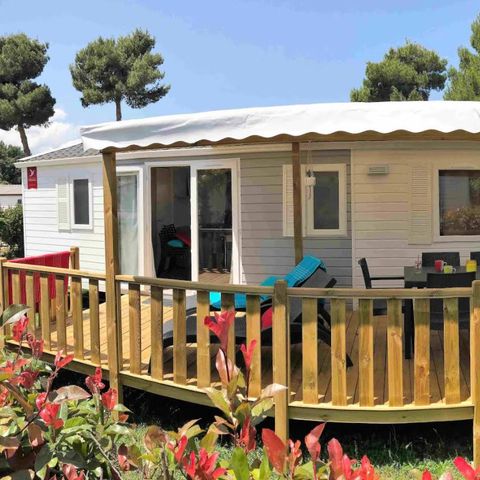 BUNGALOW 7 personnes - CONFORT - 3 chambres avec climatisation +TV 