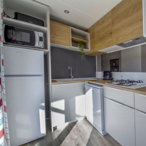 BUNGALOW 7 personnes - PREMIUM - 3 chambres avec climatisation +TV+ Plancha à gaz + 2 SDB 