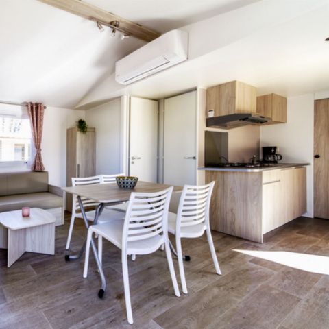 BUNGALOW 5 personnes - CONFORT - 2 chambres avec climatisation + TV