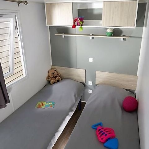 BUNGALOW 5 personnes - CONFORT - 2 chambres avec climatisation + TV