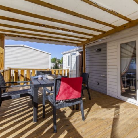 BUNGALOW 5 personnes - CONFORT - 2 chambres avec climatisation + TV