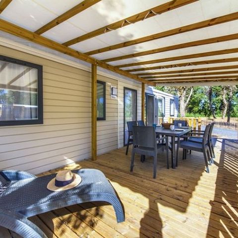 BUNGALOW 8 personnes - CONFORT - 4 chambres avec climatisation +TV+ 2 SDB 