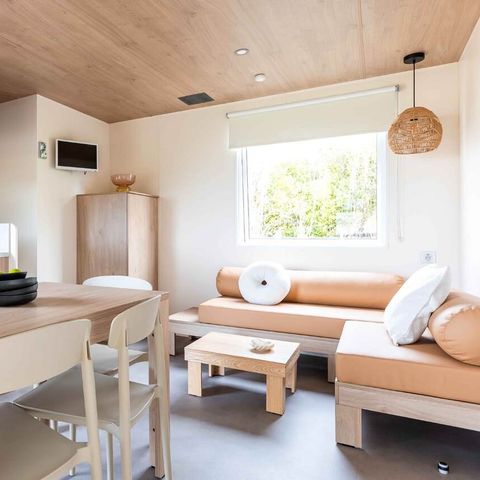 BUNGALOW 7 personnes - PREMIUM - 3 chambres avec climatisation +TV+ Plancha à gaz + 2 SDB - 2025