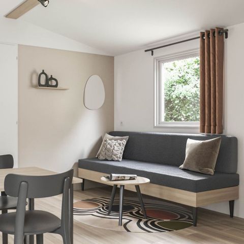 BUNGALOW 5 personnes - CONFORT - 2 chambres avec climatisation + TV - 2025