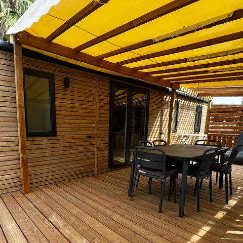 BUNGALOW 8 personnes - PREMIUM - 3 chambres avec climatisation +TV+ Plancha à gaz + 2 SDB - 2026