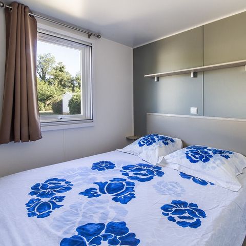 BUNGALOW 4 personnes - CLASSIQUE - 2 chambres avec climatisation 
