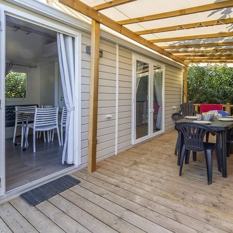 BUNGALOW 4 personnes - CLASSIQUE - 2 chambres avec climatisation 