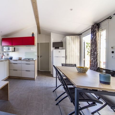 BUNGALOW 8 personnes - CONFORT - 4 chambres avec climatisation +TV+ 2 SDB 