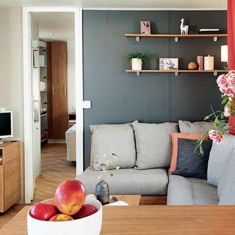 BUNGALOW 6 personnes - 2 chambres (avec clim + TV) en arrivée le samedi