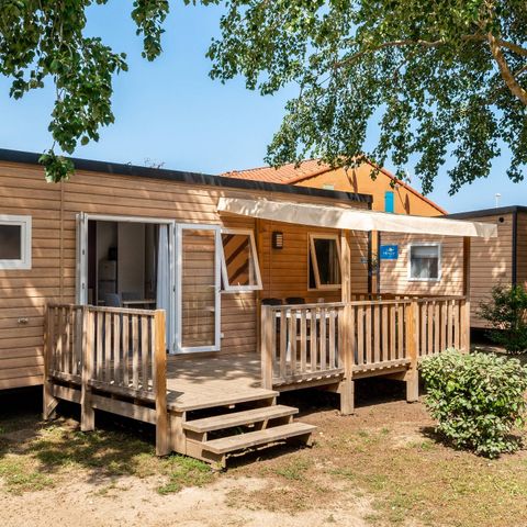 BUNGALOW 6 personnes - Premium Exclusive | 3 Ch. | 6 Pers. | Terrasse surélevée | Clim. | TV