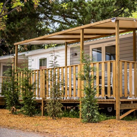 Mobilhome 10 personnes - Mobil Home Family 5 Pièces 8 adultes + 2 enfants de 12 ans maximum Climatisé + TV