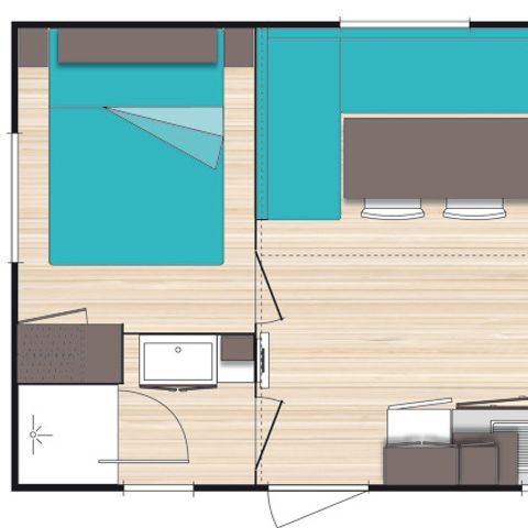 BUNGALOW 6 personnes - - plus commercialisé