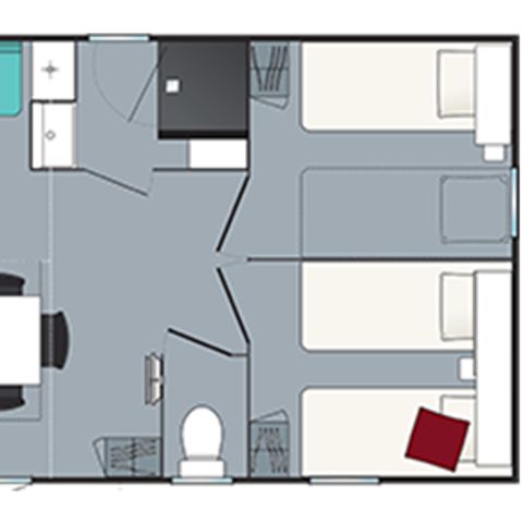 BUNGALOW 6 personnes -  - plus commercialisé