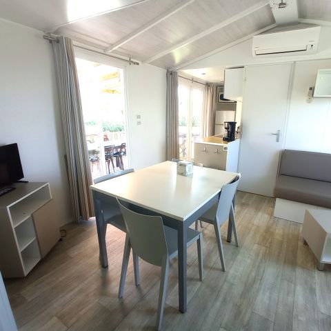 Mobilhome 6 personnes - Premium Dune 6 personnes - 3chambres, climatisé, télévision