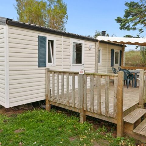 BUNGALOW 6 personnes - Classic | 3 Ch. | 6 Pers. | Terrasse surélevée | Clim. par Homair