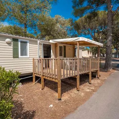 BUNGALOW 4 personnes - Classic | 2 Ch. | 4 Pers. | Terrasse surélevée | Clim. par Homair