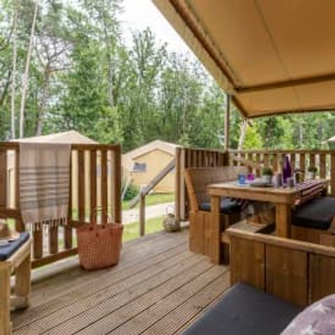 TENTE TOILE ET BOIS 6 personnes - Lodge Safari 6p 3ch ****