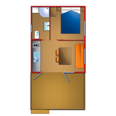 Mobilhome 2 personnes - VENUS