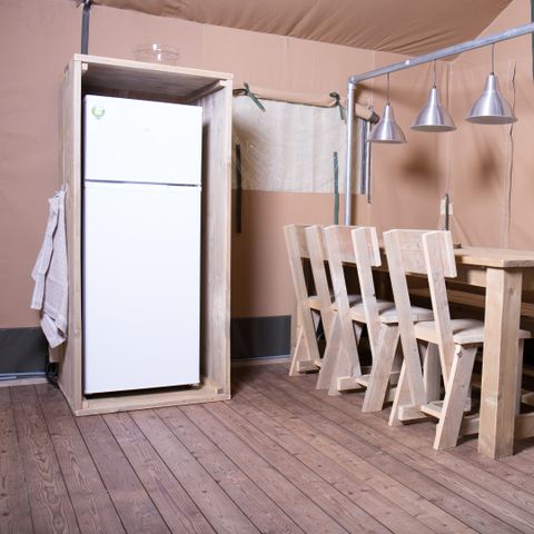 Tente en toile et en bois 6 personnes - Luxe