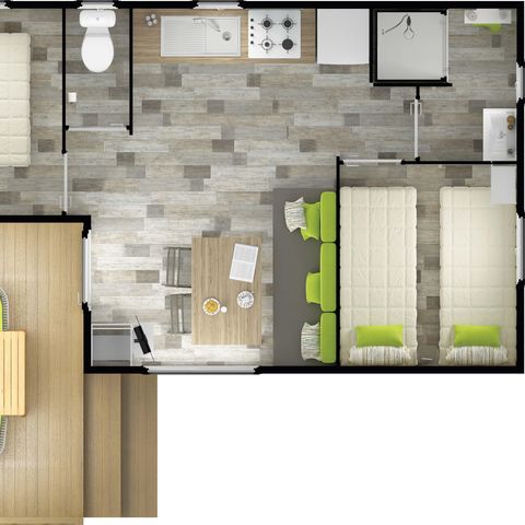 BUNGALOW 4 personnes - Malaga - 2 chambres