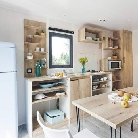 BUNGALOW 4 personnes - Cabane Surfer 2 chambres - 25 m² + terrasse semi couverte