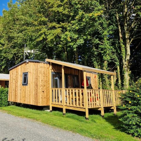 BUNGALOW 4 personnes - Cabane Surfer 2 chambres - 25 m² + terrasse semi couverte