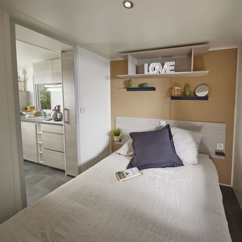 BUNGALOW 6 personnes - Nest 35 - 3 chambres - 35 m² + terrasse semi couverte