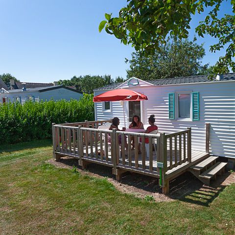 BUNGALOW 6 personnes - 3 chambres + terrasse non couverte 7.80 x 3.70 m