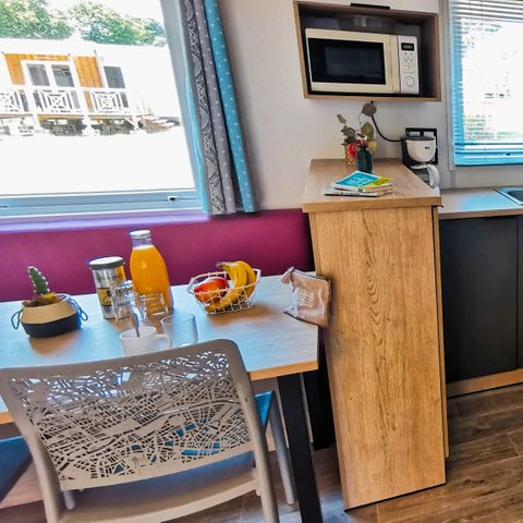 Mobilhome 9 personnes - PRESTA+ - 4 chambres - 40m² - TV - Clim