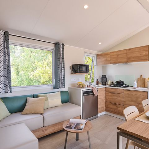 Mobilhome 8 personnes - PRESTA + 40m² - 4 chambres 2 SdB TV + clim