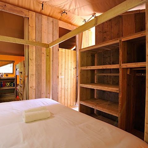 Tente en toile et en bois 6 personnes - Safari Lodge | 2 Ch. | 6 Pers. | 1 SDB