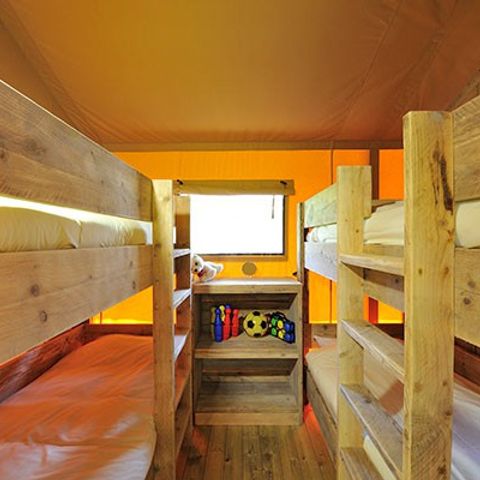 Tente en toile et en bois 6 personnes - Safari Lodge | 2 Ch. | 6 Pers. | 1 SDB
