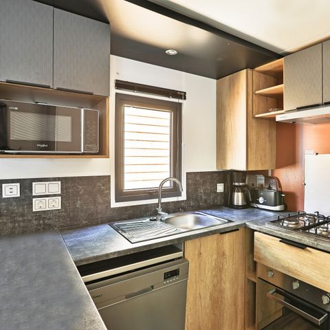 BUNGALOW 6 personnes - Premium Azure | 3 Ch. | 6 Pers. | Terrasse surélevée | Clim.