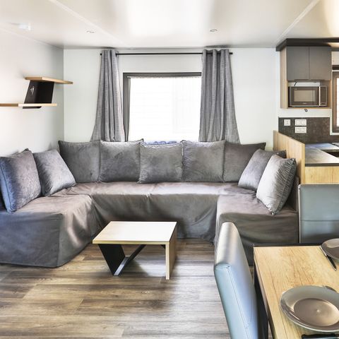BUNGALOW 6 personnes - Premium Azure | 3 Ch. | 6 Pers. | Terrasse surélevée | Clim.
