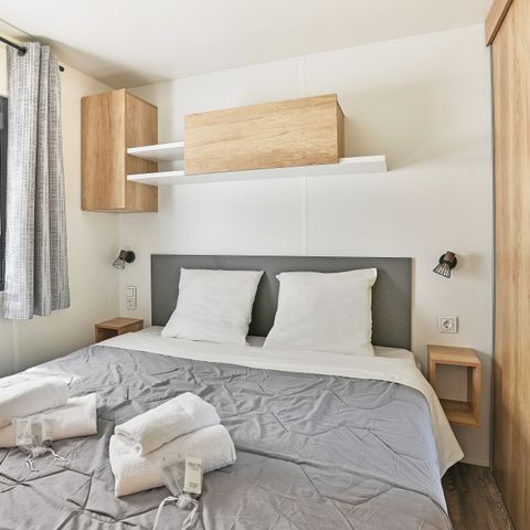 Mobilhome 6 personnes - Premium Azure | 3 Ch. | 6 Pers. | Terrasse surélevée | Clim.