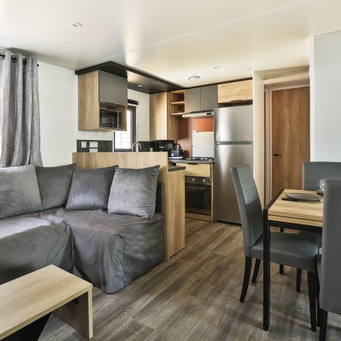 BUNGALOW 6 personnes - Premium Azure | 3 Ch. | 6 Pers. | Terrasse surélevée | Clim.