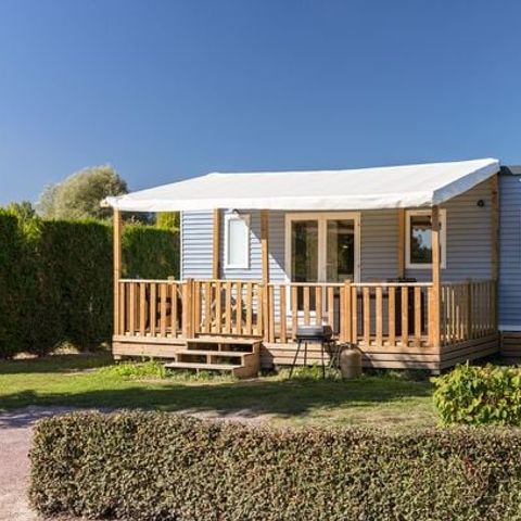 Mobilhome 6 personnes - Comfort XL | 3 Ch. | 6 Pers. | Terrasse surélevée | Clim.