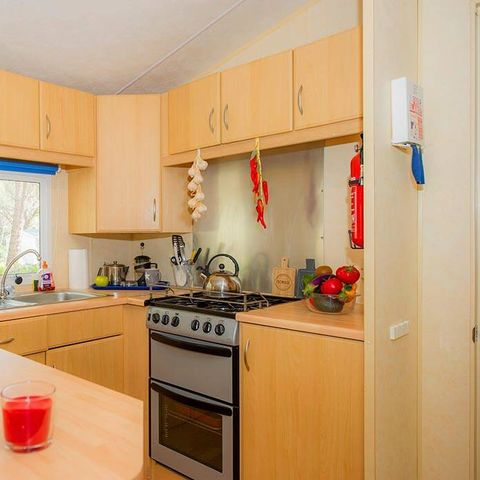 BUNGALOW 8 personnes - Mobil-home | Comfort | 3 Ch. | 6/8 Pers. | Terrasse surélevée non couverte