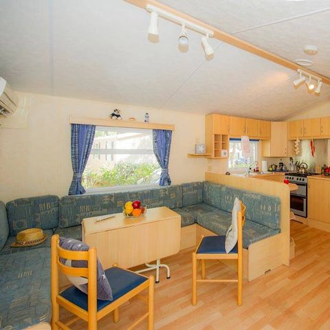 BUNGALOW 8 personnes - Mobil-home | Comfort | 3 Ch. | 6/8 Pers. | Terrasse surélevée non couverte