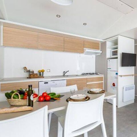 BUNGALOW 6 personnes - Mobil-home | Premium | 3 Ch. | 6 Pers. | Terrasse surélevée | TV