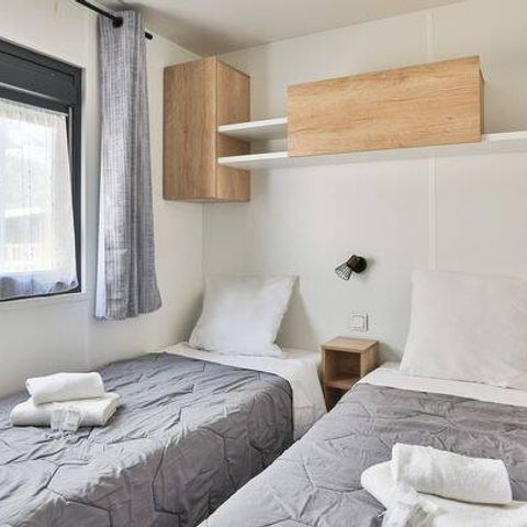 BUNGALOW 6 personnes - Mobil-home | Premium | 3 Ch. | 6 Pers. | Terrasse surélevée | TV