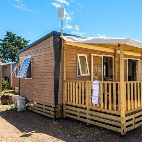 BUNGALOW 6 personnes - Mobil-home | Premium | 3 Ch. | 6 Pers. | Terrasse surélevée | TV