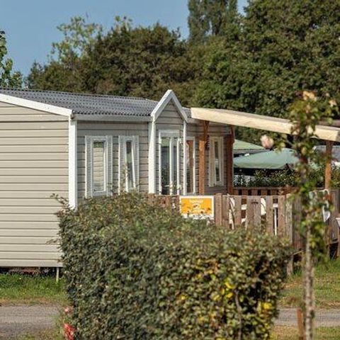 BUNGALOW 8 personnes - Mobil-home | Comfort | 3 Ch. | 6/8 Pers. | Terrasse Lounge | 1 SDB | TV