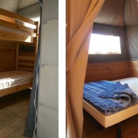 TENTE TOILE ET BOIS 6 personnes - Lodge URCHILO 6 personnes