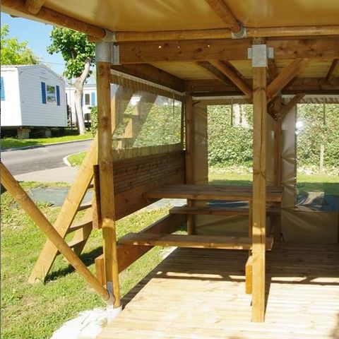 TENTE TOILE ET BOIS 2 personnes - Lodge LAINA CONFORT 2 personnes