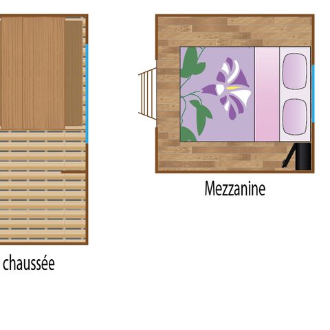 TENTE TOILE ET BOIS 2 personnes - Lodge LAINA 2 personnes