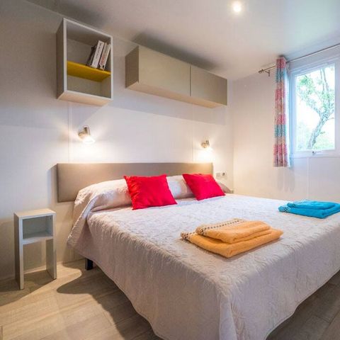 BUNGALOW 5 personnes - Mobil-home | Comfort | 2 Ch. | 5 Pers. | Terrasse surélevée | Clim.