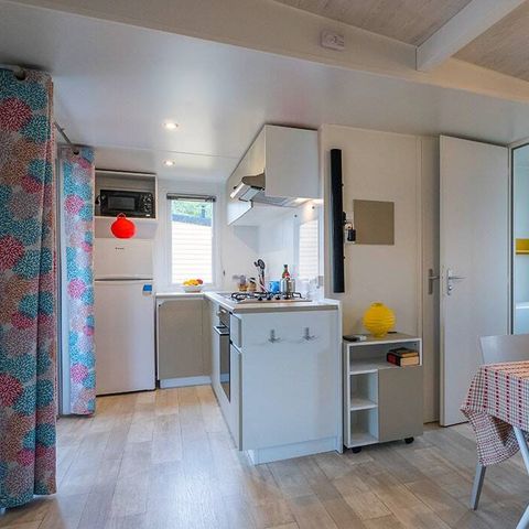 BUNGALOW 5 personnes - Mobil-home | Comfort | 2 Ch. | 5 Pers. | Terrasse surélevée | Clim.
