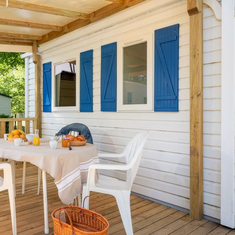 BUNGALOW 6 personnes - Comfort XL | 3 Ch. | 6 Pers. | Terrasse surélevée